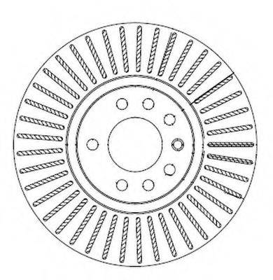 BENDIX 562390B гальмівний диск