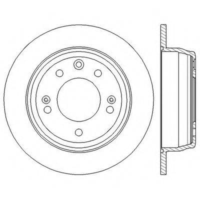 BENDIX 562553BC гальмівний диск