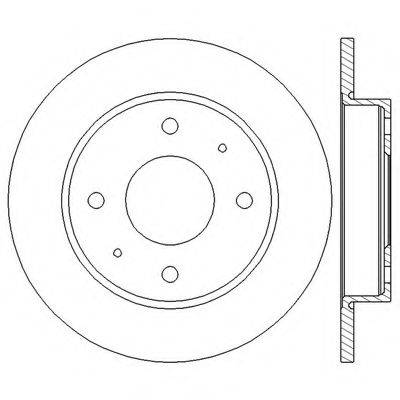 BENDIX 562574BC гальмівний диск