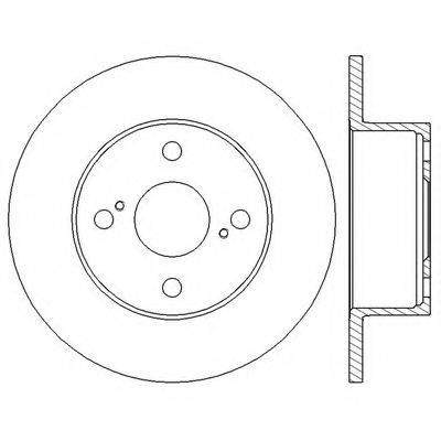 BENDIX 562598BC гальмівний диск