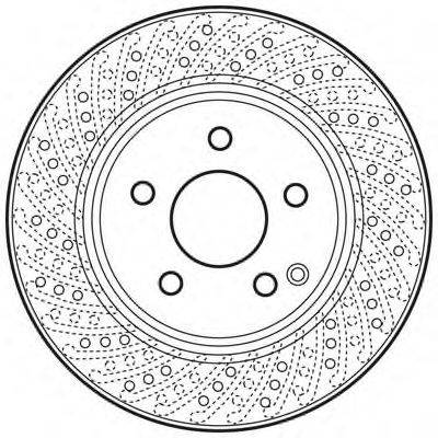 BENDIX 562619BC гальмівний диск