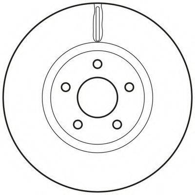 BENDIX 562624BC гальмівний диск