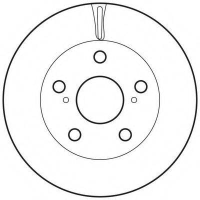 BENDIX 562724BC гальмівний диск