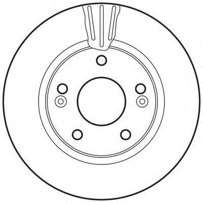 BENDIX 562789BC гальмівний диск