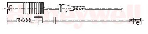 BENDIX 581366 Сигналізатор, знос гальмівних колодок