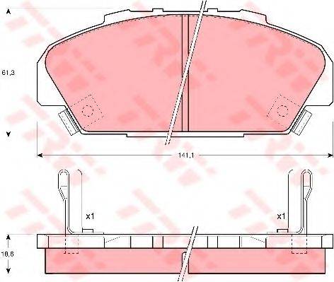 DR!VE+ DP1010100689 Комплект гальмівних колодок, дискове гальмо