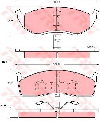 DR!VE+ DP1010100762 Комплект гальмівних колодок, дискове гальмо