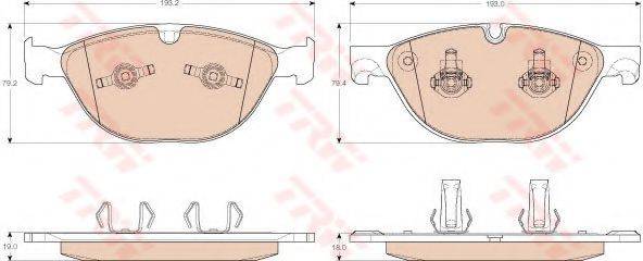 DR!VE+ DP1010100502 Комплект гальмівних колодок, дискове гальмо