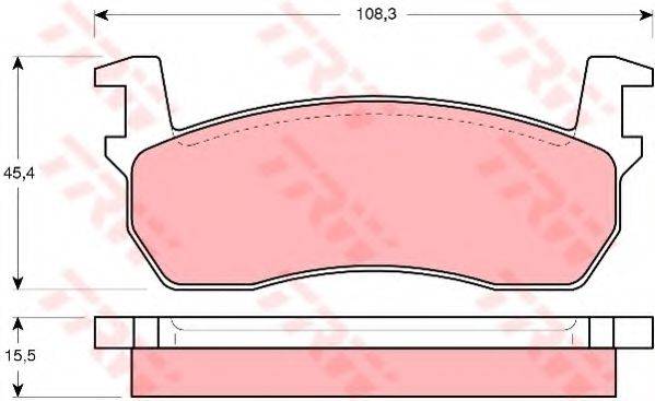 DR!VE+ DP1010100663 Комплект гальмівних колодок, дискове гальмо