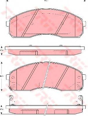 DR!VE+ DP1010100108 Комплект гальмівних колодок, дискове гальмо