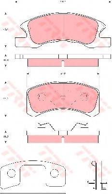 DR!VE+ DP1010100373 Комплект гальмівних колодок, дискове гальмо