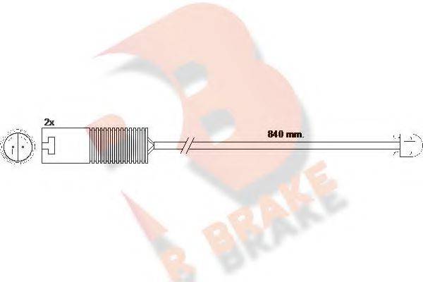 R BRAKE 610426RB Сигналізатор, знос гальмівних колодок