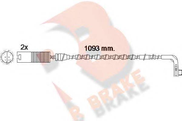 R BRAKE 610475RB Сигналізатор, знос гальмівних колодок