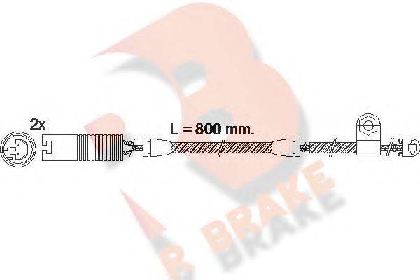 R BRAKE 610499RB Сигналізатор, знос гальмівних колодок