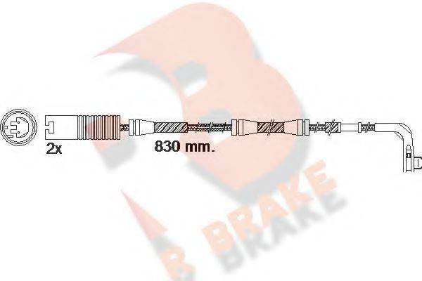 R BRAKE 610503RB Сигналізатор, знос гальмівних колодок