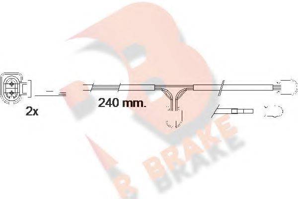 R BRAKE 610546RB Сигналізатор, знос гальмівних колодок