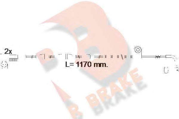 R BRAKE 610550RB Сигналізатор, знос гальмівних колодок