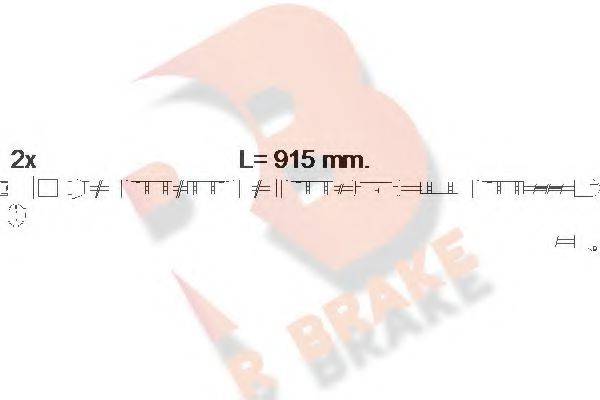 R BRAKE 610557RB Сигналізатор, знос гальмівних колодок