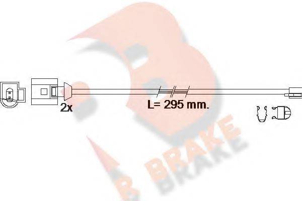 R BRAKE 610610RB Сигналізатор, знос гальмівних колодок