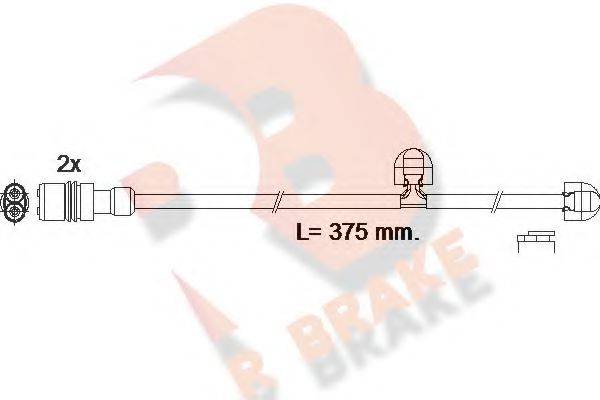 R BRAKE 610615RB Сигналізатор, знос гальмівних колодок