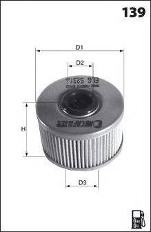 LUCAS FILTERS LFDE106 Паливний фільтр