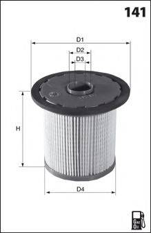 LUCAS FILTERS LFDE136 Паливний фільтр