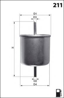 LUCAS FILTERS LFPF057 Паливний фільтр