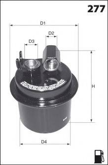 LUCAS FILTERS LFPF051 Паливний фільтр