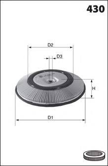 LUCAS FILTERS LFAF335 Повітряний фільтр