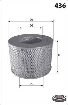 LUCAS FILTERS LFAF342 Повітряний фільтр