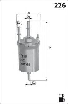 LUCAS FILTERS LFPF025 Паливний фільтр