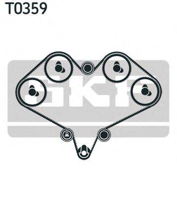 SKF VKMA92008 Комплект ременя ГРМ