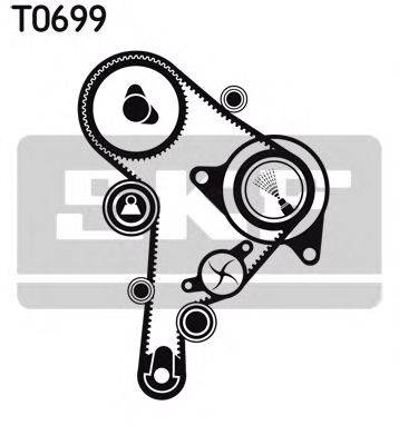 SKF VKMC01251 Водяний насос + комплект зубчастого ременя