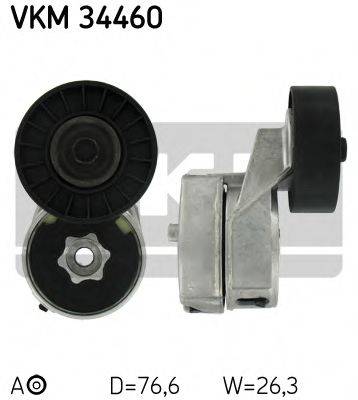 SKF VKM34460 Натяжний ролик, полікліновий ремінь