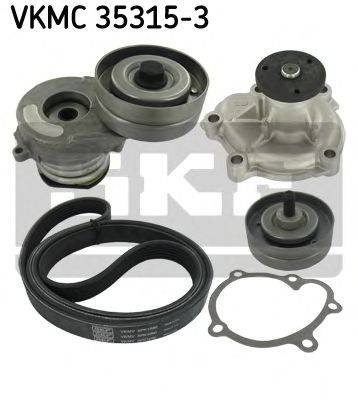 SKF VKMC353153 Водяний насос + комплект потічкових ременів