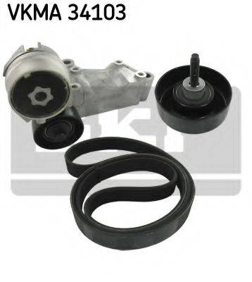 SKF VKMA34103 Полікліновий ремінний комплект