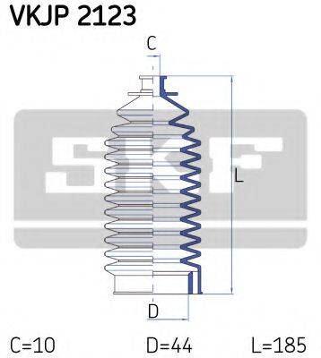 SKF VKJP2123 Комплект пильника, рульове керування