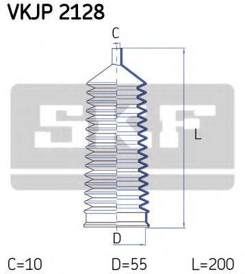 SKF VKJP2128 Комплект пильника, рульове керування