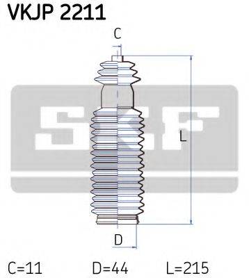 SKF VKJP2211 Комплект пильника, рульове керування