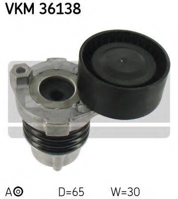 SKF VKM36138 Натяжний ролик, полікліновий ремінь