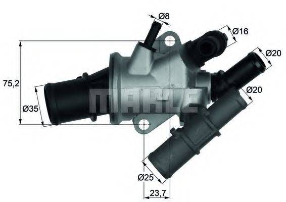 BEHR TI16588 Термостат, охолоджуюча рідина