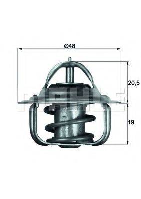 BEHR TX592D Термостат, охолоджуюча рідина