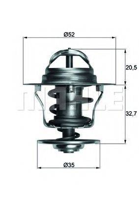 BEHR TX1288D Термостат, охолоджуюча рідина