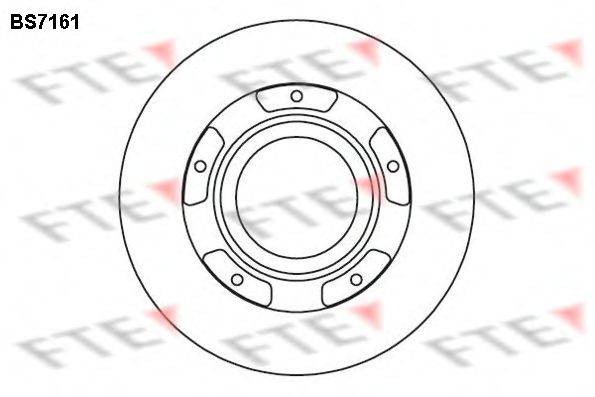 FTE BS7161 гальмівний диск