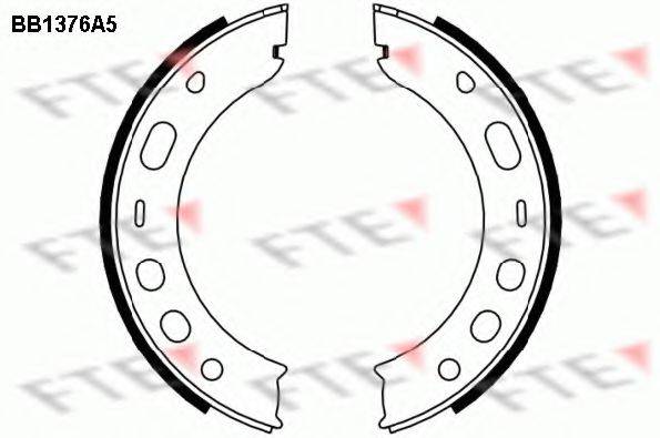 FTE BB1376A5 Комплект гальмівних колодок, стоянкова гальмівна система