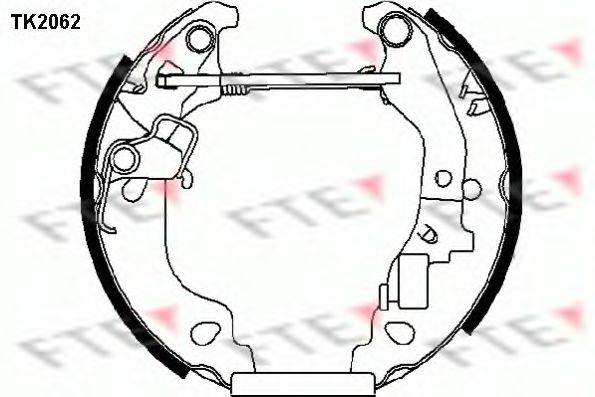 FTE TK2062 Комплект гальмівних колодок