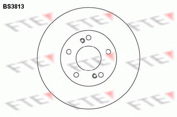 FTE BS3813 гальмівний диск