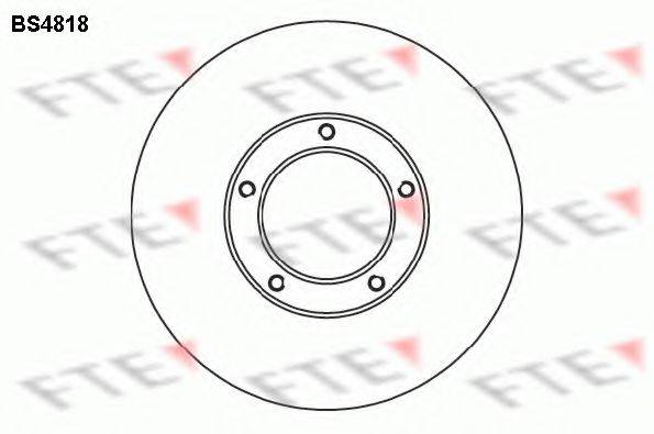 FTE BS4818 гальмівний диск
