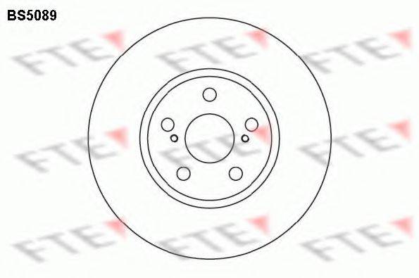 FTE BS5089 гальмівний диск