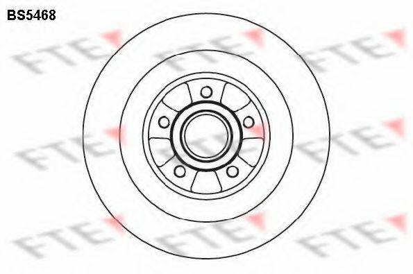 FTE BS5468 гальмівний диск